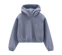 CMP Felpa crop con Maxi Logo Sugar da Donna XS Blu