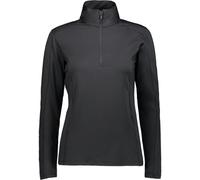 CMP Campagnolo Maglione da sci Softech in pile con mezza zip manica lunga Donna Nero S