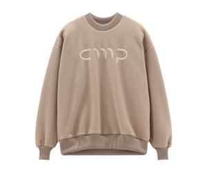 CMP Felpa girocollo in tinta unita Sand da Uomo L Beige