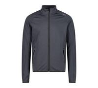 CMP Felpa Leggera da Trekking Grid Tech da Uomo con Tasca Termoapplicata - 33L6617 (54, Nero/Grigio)