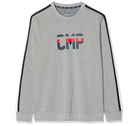CMP Felpa sportswear 39D8087P Felpa, Uomo, Grigio Mel., 58