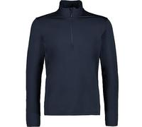 CMP Campagnolo Felpa T-Neck SOFTECH in pile Nero/Blu IT 46