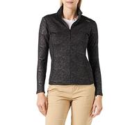 CMP Fleece, Felpa a Giacca Donna, Nero/Argento, 46