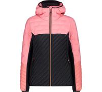 CMP Woman Jacket Hybrid Fix Hood - Donna - Nero / Rosa - Taglia 44- modello 2024