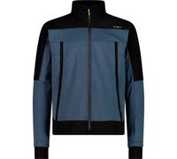 CMP - Giacca da uomo con cappuccio fisso in softshell accoppiato, Titanio, 52