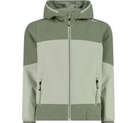 CMP - Girl's Jacket Fix Hood Ripstop - Giacca antipioggia 116 grigio/olivia