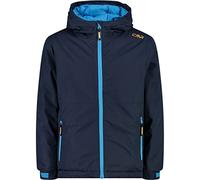 CMP - Giacca antistrappo da bambini con cappuccio fisso, Black Blue, 104