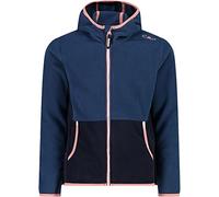 CMP Giacca Cappuccio Fix Hood, Blu-Blue Ink, 128 Bambine e Ragazze