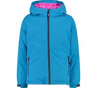 CMP Giacca Cappuccio Fix Hood, Türkis, 164 Bambine e Ragazze