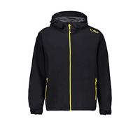 CMP Campagnolo Giacca pioggia unisex per bambini Poliestere antistrappo Antracite-Lemonade 128