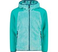 CMP Giacca Da Bambina Ibrida In Pile Highloft Con Cappuccio Fisso Giacca da bambina ibrida in pile Highloft con cappuccio fisso Unisex - Bambini e ragazzi