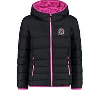 CMP - Giacca da bambina in nylon con cappuccio fisso, Antracite, 110