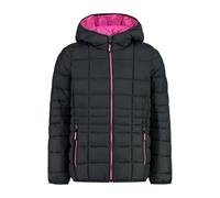 CMP - Giacca da bambina in nylon con cappuccio fisso, Antracite-Festival, 128