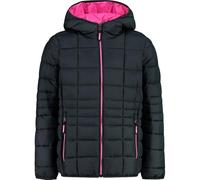 CMP - Giacca da bambina in nylon con cappuccio fisso, Antracite-Festival, 152
