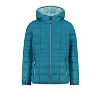 CMP - Giacca da bambina in nylon con cappuccio fisso, Teal, 128