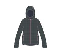 CMP - Giacca da bambina in nylon con cappuccio fisso, Titanio, 140