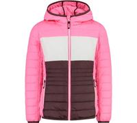 CMP - Giacca da bambini con cappuccio fisso, Plum-Pink Fluo, 140