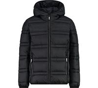 CMP - Giacca da bambino con cappuccio fisso, Nero, 128