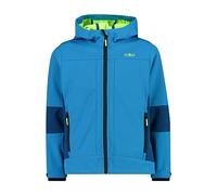 CMP - Giacca da bambino con cappuccio fisso, River-Petrol, 176