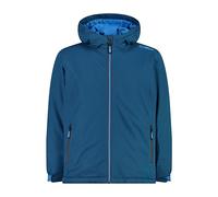 CMP Giacca da Bambino con Cappuccio Fisso Unisex - Bambini e Ragazzi, Petrol Z1, 116