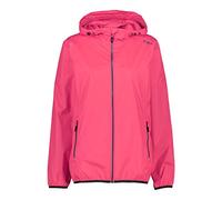 CMP Giacca Da Donna Giacca impermeabile donna Pioggia Fix Hood giacca, Colore:Rosa, Taglia:36, Art B880 fragola