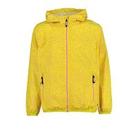 CMP - Giacca da pioggia da bambini con cappuccio fisso, Lemon, 176