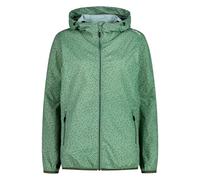 CMP - Giacca da pioggia da donna con cappuccio fisso, Jade, 44