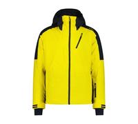 CMP Giacca da sci da uomo in twill con cappuccio, 35W0027 (IT, Numero, 48, Regular, Regular, Winter Sun/Nero)