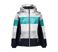 CMP Giacca da Sci Effetto Lucido, Bambina, 95uf, 98, Silver-B.Blue