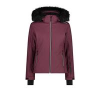 CMP Giacca da Sci in Softshell con cappuccio staccabile Burgundy da Donna 42 IT Bordeaux