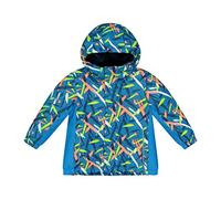 CMP - Giacca da Sci in Twill da Bambini con Cappuccio Fisso, Danubio-Acido, 98CM