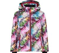 CMP - Giacca da Sci in Twill da Bambini con Cappuccio Removibile, Begonia-Titanio, 164