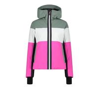 CMP Giacca da sci in twill da donna con cappuccio fisso, 33W0706 (IT, Numero, 42, Regular, Regular, Festival)