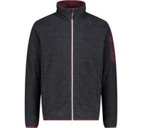 CMP Giacca da Uomo, Antracite-Burgundy, 54