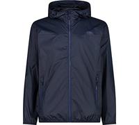 CMP - Giacca da Uomo con Cappuccio Antipioggia, B.Blue-Bluish, 52