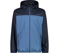 CMP - Giacca da uomo con cappuccio antipioggia, Dusty Blue, 54
