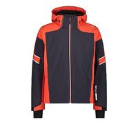 CMP - Giacca da Uomo con Cappuccio e Zip, Antracite, 54