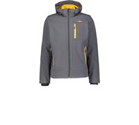 CMP - Giacca da Uomo con Cappuccio e Zip, Antracite-Zucca, 52