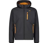 CMP - Giacca da Uomo con Cappuccio e Zip, Antracite-Zucca, 58