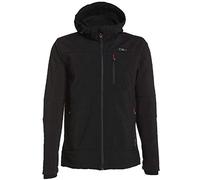 CMP - Giacca da Uomo con Cappuccio e Zip, Nero, 48