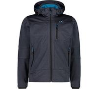 CMP - Giacca da uomo con cappuccio e zip, Titanio Mel., 48