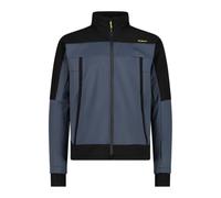 CMP - Giacca da uomo con cappuccio fisso in softshell accoppiato, Titanio, 52