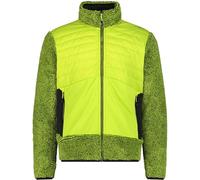 CMP - Giacca da uomo ibrida in pile Highloft, Acido, 50