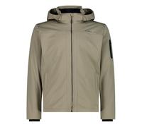 CMP Giacca da uomo in Light Softshell con cappuccio staccabile, 39A5027 (IT, Numero, 48, Regular, Regular, Sage)