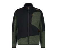 CMP - Giacca da uomo in pile Stretch Performance, Olive Mel., 52