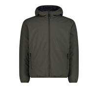 CMP Giacca da uomo reversibile e con cappuccio fisso, 34K0137 (IT, Numero, 56, Regular, Regular, Forest/Blue)
