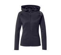 CMP Felpa Donna con Tessuto Tecnico Full Zip con Cappuccio in 4 Way Stretch - 32C8386 (XS EU, Nero)