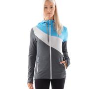 CMP Giacca di Pile Casual Felpa con Cappuccio Blau Traspirante Elasticizzato Zip