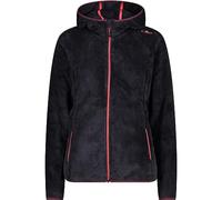 CMP - Giacca Donna Cappuccio Fisso, Antracite-Burgundy, M