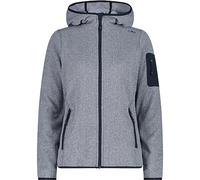 CMP - Giacca Donna Cappuccio Fisso, B.Blue-Bianco, XL